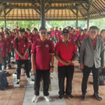 Hari kedua PKKMB STISPOL Wira Bhakti berlangsung di TPB Margarana, Tabanan, Sabtu (29/8/2026).