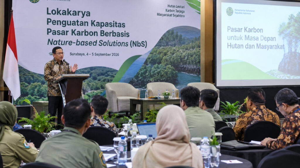 pasar karbon Indonesia berbasis Nature-based Solutions