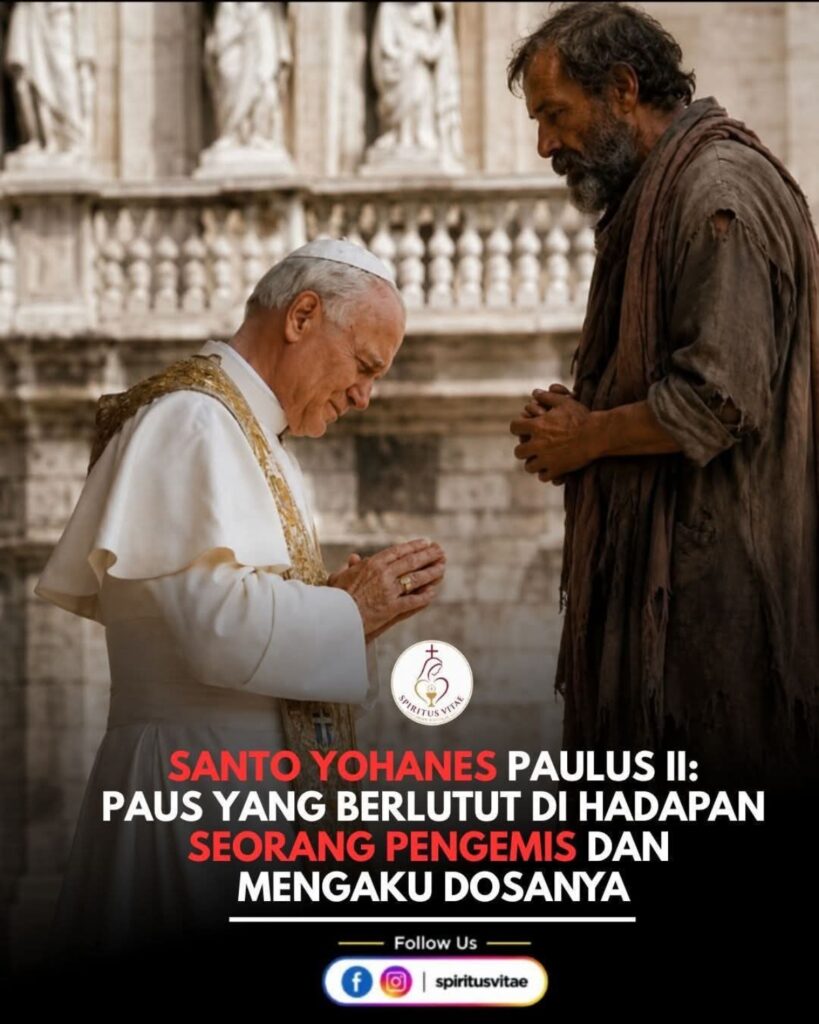 Kisah Santo Yohanes Paulus II dan pengemis di Roma