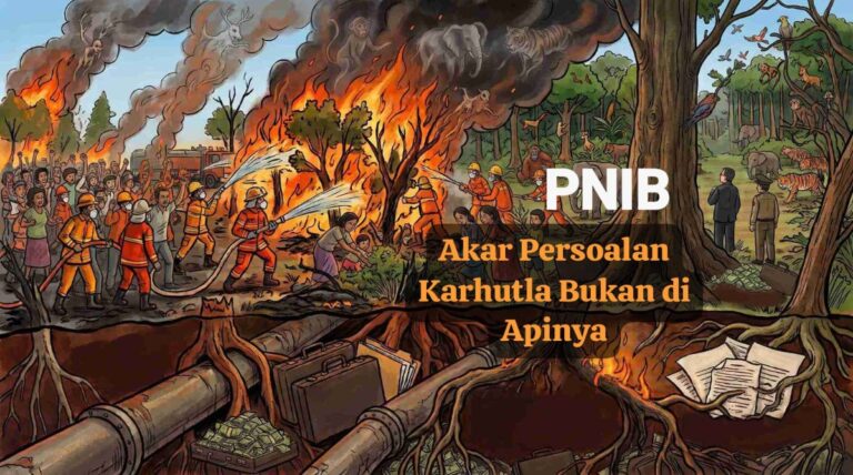 PNIB mendesak usut tuntas aktor intelektual karhutla 2026 setelah luas kebakaran hutan nasional tembus 107 ribu hektare.