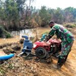 Personel Satgas Irigasi Lanud Sam secara rutin melakukan pengamanan sekaligus pemeriksaan sarana dan prasarana.
